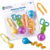 Image de Learning Resources Helping Hands Fine Motor Tool Set, 3 Ans+, Outils sensoriels pour motricité Fine, Pinces et cuillères pour Jeux d’Eau et tri, Plastique résistant