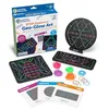 Image de Learning Resources Kit d’Art Géoplan Lumineux   Jouet STEM Créatif Enfant 5 Ans   3 Géoplans + 100 Élastiques Phosphorescents   122 Pièces