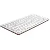 Image de Raspberry Pi® RPI-KEYB (FR)-RED/WHITE USB Clavier français, AZERTY blanc, rouge hub USB