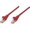 Image de Intellinet 318198 RJ45 Câble réseau, câble patch CAT 5e U/UTP 0.50 m rouge 1 pc(s)