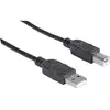 Image de Manhattan Câble USB USB 2.0 USB-A mâle, USB-B mâle 5.00 m noir 337779