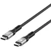 Image de Manhattan Câble Thunderbolt  USB4  Fiche mâle Thunderbolt® (USB-C ) 1.00 m noir connecteur utilisable des deux cotés, blindage double 356374