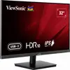 Image de Moniteur LED Viewsonic VA3208-4K-HD CEE F (A - G) 81.3 cm 32 pouces 3840 x 2160 pixels 16:9 4 ms HDMI , DisplayPort, audio, stéréo (jack 3.5 mm) IPS LED