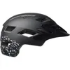 Image de Bell Sidetrack Jeunes Casque de vélo - Matt Noir/Fragments d'argent, Unisize 50-57cm