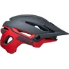 Image de Bell Bike Unisexe - Adulte SIXER Casque de vélo Gris Mat/Rouge M