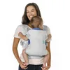 Image de Infantino Porte-Bébé Flip Convertible 4-en-1 Light & Airy, Assise Ergonomique, Ajustable, Mode De Portage Face Au Monde Et Face à Soi pour Nouveaux Nés et Bébés de 3,5 à 14,5 kg, Gris