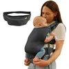 Image de Infantino Fold & Go Porte-bébé 2-en-1, Compact et Léger, Réglable, pour Bébés de 5,5 à 18 kg, Gris