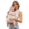 Image de Infantino Honey Blossom Porte-Bébé Ergonomique, 3,2 18,1 kg, Position en M, Assise Réglable, Bretelles Croisées, Toasted Almond