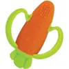 Image de INFANTINO Petite carotte en silicone à mordiller pour soulager la poussée dentaire et développer les sens avec une surface texturée-Tient parfaitement dans les mains de bébé