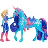 Image de Spin Master Poupée Isabel Articulée Et Licorne De Rivière 11 Cm 12 Cm