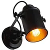 Image de Comely Applique Murale Interieure, Réglable Spot LED Lampe Murale Rétro Industrielle E27, Luminaire Mural Interieur en Métal pour Salon Chambre Restaurant Cuisine, Noir