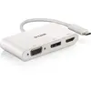 Image de D-Link DUB-V310 Adaptateur USB-C 3-en-1 avec HDMI/VGA/DisplayPort- Idéal pour Partager une Connexion Entre Plusieurs Périphériques USB