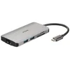 Image de D-Link DUB-M810 Hub USB-C 8-en-1 USB-C avec HDMI/Ethernet/Lecteur de Carte/Power Delivery- Idéal pour Partager une Connexion Entre Plusieurs Périphériques USB