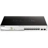 Image de D-Link DGS-1210-10MP/E Switch Smart+ 8 Ports Gigabit PoE/PoE+ + 2 Ports SFP - Budget PoE 130W - Switch ONVIFF - Idéal pour Entreprise Administration et Réseaux Gérés - Cordon d'alimentation UE