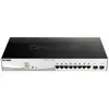 Image de D-Link DGS-1210-10MP/E DGS-1210-10MP/E Switch réseau 8+2 ports 20 GBit/s fonction PoE