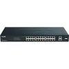 Image de D-Link DGS-1100-26MPV2/E Switch administrable Gigabit PoE 26 Ports avec 24 Ports PoE, Budget PoE de 370W, 802.3af/at, VLAN, fonctionnalités de Couche 2, QoS, 802.3az EEE - Cordon d'alimentation UE