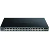 Image de D-Link DGS-1250-52XMP/E, 52-Port Layer 2/3 Smart Gigabit Switch (48x BaseT PoE+ Port, 4X 10G SFP+) - Cordon d'alimentation UE Uniquement