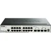 Image de D-Link DGS-1510-20/E Switch Smart Manageable 20 Ports Gigabit 10/100/1000mbps, Réseaux Gérés - Cordon d'alimentation UE Uniquement Noir/Gris 20 Ports|16x1G|2xSFP|2x10G SFP+