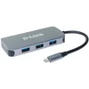 Image de D-Link DUB-2335 Hub USB-C 6-en-1 avec Alimentation (PD 60W), 4K HDMI, Gigabit Ethernet, 3 Ports USB 3.0, pour PC, MacBook Pro, MacBook Air, iPad Pro, Chromebook, Surface Pro et Plus