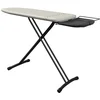 Image de Table à repasser Comfortboard Beige , 38cm x 120cm, 100% coton, Idéale pour Centrales Vapeur, Hauteur Réglable, Repose-fer, Système de Fermeture Securisé, Rangement Facile