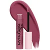 Image de NYX Professional Makeup Rouge à Lèvres Liquide Mat Lip Lingerie XXL, Longue Tenue, Formule Vegan, Sans transfert, Teinte : Unlaced (16)