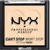 Image de NYX Professional Makeup Poudre Matifiante Can't Stop Won't Stop Mattfying Powder, Fini Mat, Fair