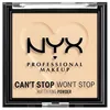 Image de NYX Professional Makeup Poudre Matifiante Can't Stop Won't Stop Mattfying Powder, Fini Mat, Light
