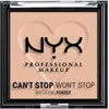 Image de NYX Professional Makeup Poudre Matifiante Can't Stop Won't Stop Mattfying Powder, Fini Mat, Medium