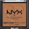 Image de NYX Professional Makeup Poudre Matifiante Can't Stop Won't Stop Mattfying Powder, Fini Mat, Mocha