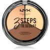 Image de NYX Professional Makeup 3 Steps To Sculpt palette contouring teinte 02 Light 15 g