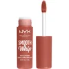 Image de NYX Professional Makeup Rouge à Lèvres Crème Mat Smooth Whip, Couleur Vive, Texture Crème Fouettée, Formule Vegan, Teinte : Kitty Belly (02)