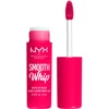 Image de NYX Professional Makeup Rouge à Lèvres Crème Mat Smooth Whip, Couleur Vive, Texture Crème Fouettée, Formule Vegan, Teinte : Pillow Fight (10)