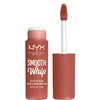 Image de NYX Professional Makeup Rouge à Lèvres Crème Mat Smooth Whip, Couleur Vive, Texture Crème Fouettée, Formule Vegan, Teinte : Kitty Belly (02)