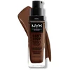 Image de NYX Professional Makeup Fond de Teint Liquide Couvrant Tenue 24h Can't Stop Won't Stop Liquid Foundation, Waterproof, Fini Mat, Formule Vegan, Teinte : Warm Walnut (22.5)