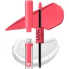 Image de NYX Professional Makeup Brillant à Lèvres Shine Loud, Intensément Pigmenté, Double Embout Rouge à Lèvres et Gloss, Brillance Longue Tenue, Sans Transfert, Teinte : Movin' Up (12)
