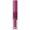 Image de NYX Professional Makeup Brillant à Lèvres Shine Loud, Intensément Pigmenté, Double Embout Rouge à Lèvres et Gloss, Brillance Longue Tenue, Sans Transfert, Teinte : Hottie Hijacker (27)