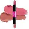 Image de NYX Professional Makeup Blush Crémeux, À l'Acide Hyaluronique Hydratant, Texture Modulable, Formule Vegan, Wonder Stick, Teinte : Light Peach + Baby Pink (01)