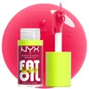 Image de NYX Professional Makeup Gloss Huile à Lèvres de Squalane Fat Oil Lip Drip, Haute Brillance, Fini Non Collant, Hydratation 12H, Applicateur Extra Large, Mûre & Framboise, Newsfeed