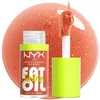 Image de NYX Professional Makeup Gloss Huile à Lèvres Fat Oil Lip Drip, Haute Brillance, Fini Non Collant, Hydratation 12H, Applicateur Extra Large, Huiles de Squalane, Mûre & Framboise, Follow Back (06)