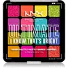 Image de NYX Professional Makeup Ultimate Shadow Palette fard à paupières teinte I Know That's Bright 16 pcs