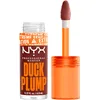 Image de NYX Professional Makeup Laque à Lèvres Repulpante, Couleur Intense, Hautement Pigmentée, Fini Ultra-Brillant, À l'Huile de Gingembre, Vegan, Duck Plump, Teinte : Wine Not?
