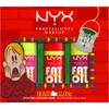 Image de NYX Professional Makeup Home Alone Fat Oil Trio Coffret cadeau lèvres teinte Mystery shade 03 1 pcs