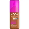 Image de NYX Professional Makeup - Make 'Em Wonder - Fond de Teint - Tenue 24h - Pas d'effet plâtre - Acide Hyaluronique et extrait de Guarana - Formule Vegan - Teinte : Cappucino 32-30ml