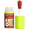 Image de NYX PM Fat Oil Lip Drip Gloss Hydratation 12H Caramelt Mami | Infusé huiles mûre framboise squalane, Fini non collant haute brillance, Applicateur extra large, Formule vegan