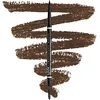 Image de NYX Professional Makeup Crayon à Sourcils Micro Brow Pencil, Crayon Ultra-Fin Double-Embout avec Mine Rétractable et Goupillon, Teinte : Brunette (06)