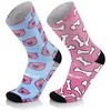 Image de MB Wear Mixte Evo Chaussettes, Rosa/Blu, Taille Unique EU