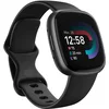 Image de Google Fitbit Versa 4 Montre connectée sport avec GPS intégré et jusqu’à 6 jours d’autonomie de batterie - compatible avec Android et iOS, Noir/aluminium graphite