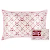 Image de slip Taie d'oreiller Queen Silk - Sweet Cherry Limited Edition avec bordure en dentelle - 100 % pure Mulberry Slipsilk - Anti-frisottis, anti-plis, anti-tête de lit