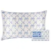 Image de slip The Original Queen Taie d'oreiller en pure soie   100 % pure soie de mûrier 22 mommes   Taie d'oreiller standard anti-âge, anti-tête de lit, anti-sommeil, noeud papillon (50,8 x 76,2 cm)