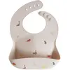 Image de Bavoir en silicone Dinosaures